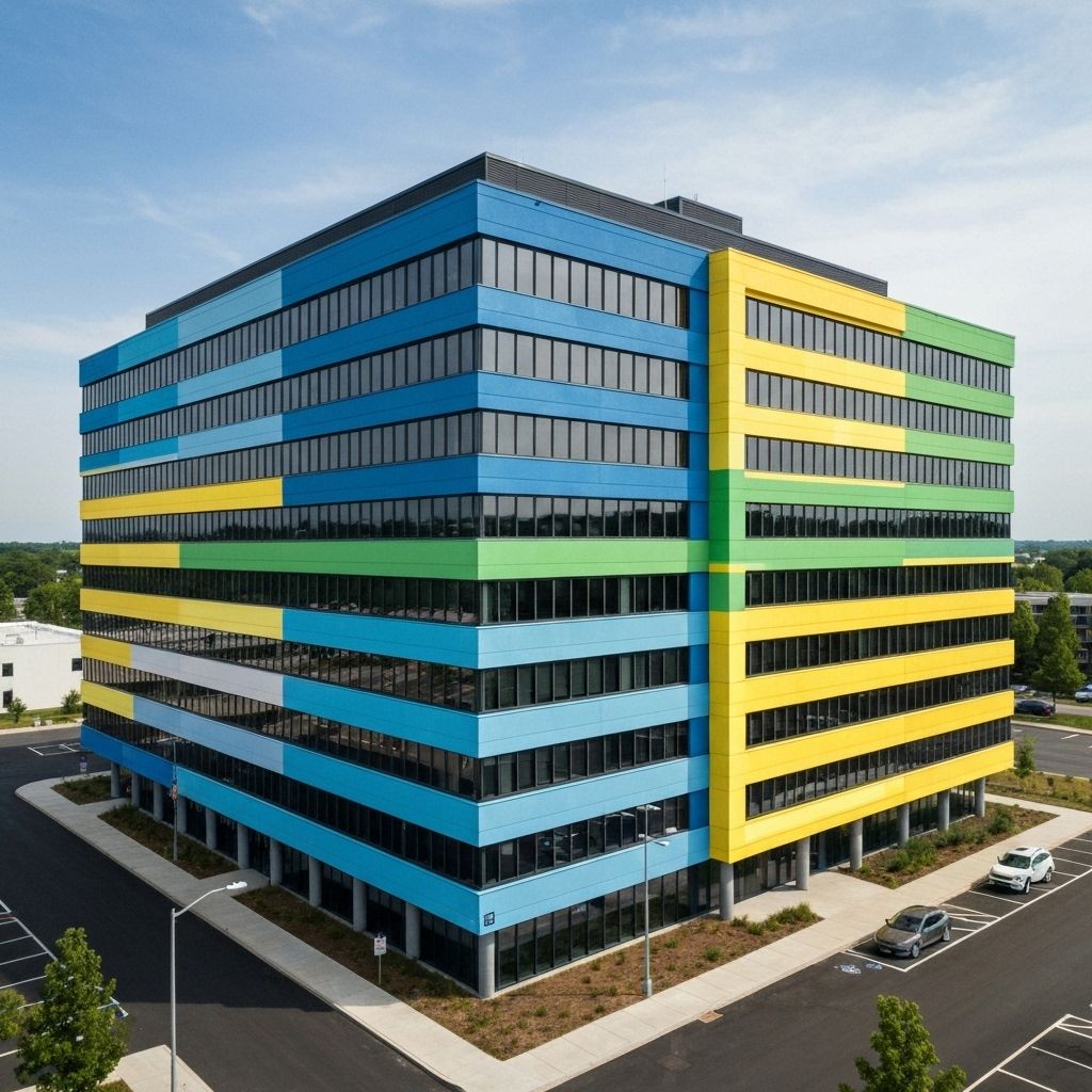 Modern Office Complex - Victoria Island - After painting